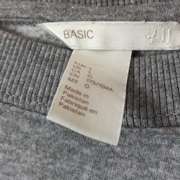 H&M Basic Unisex Sweatshirt - Picture 3 of 4